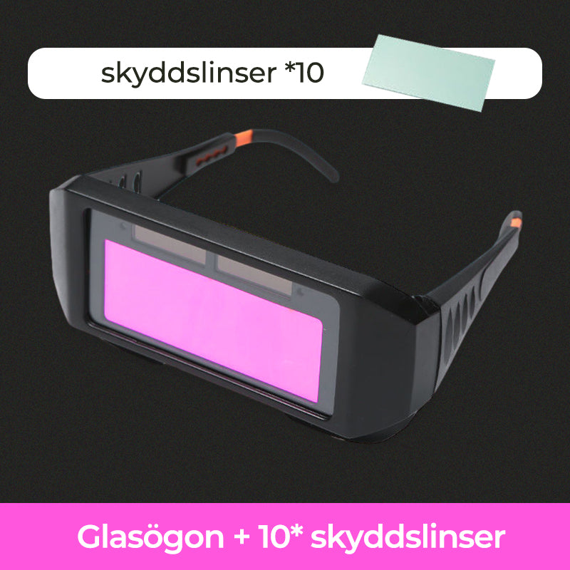 Automatiske antirefleks svejsebriller