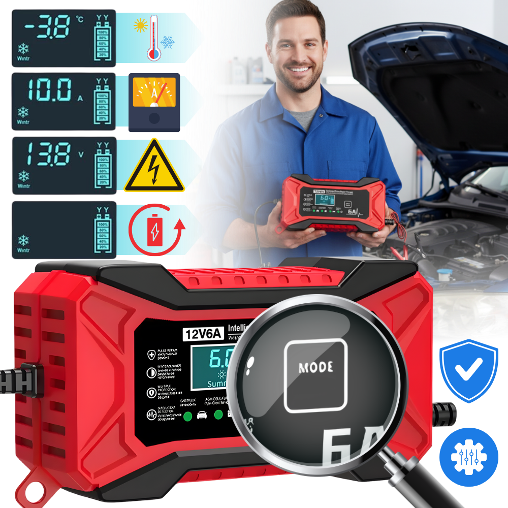Smart 12V batterioplader