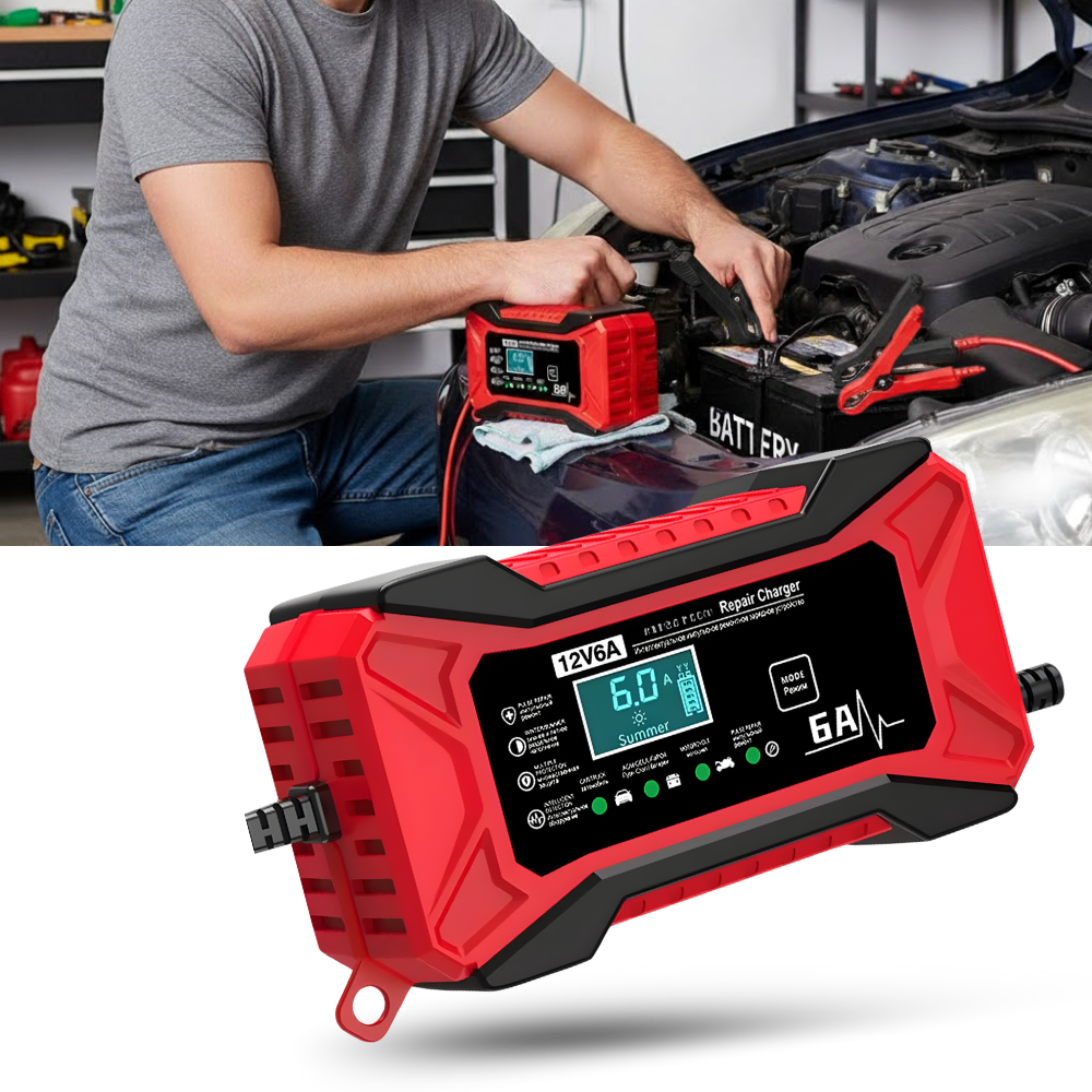 Smart 12V batterioplader