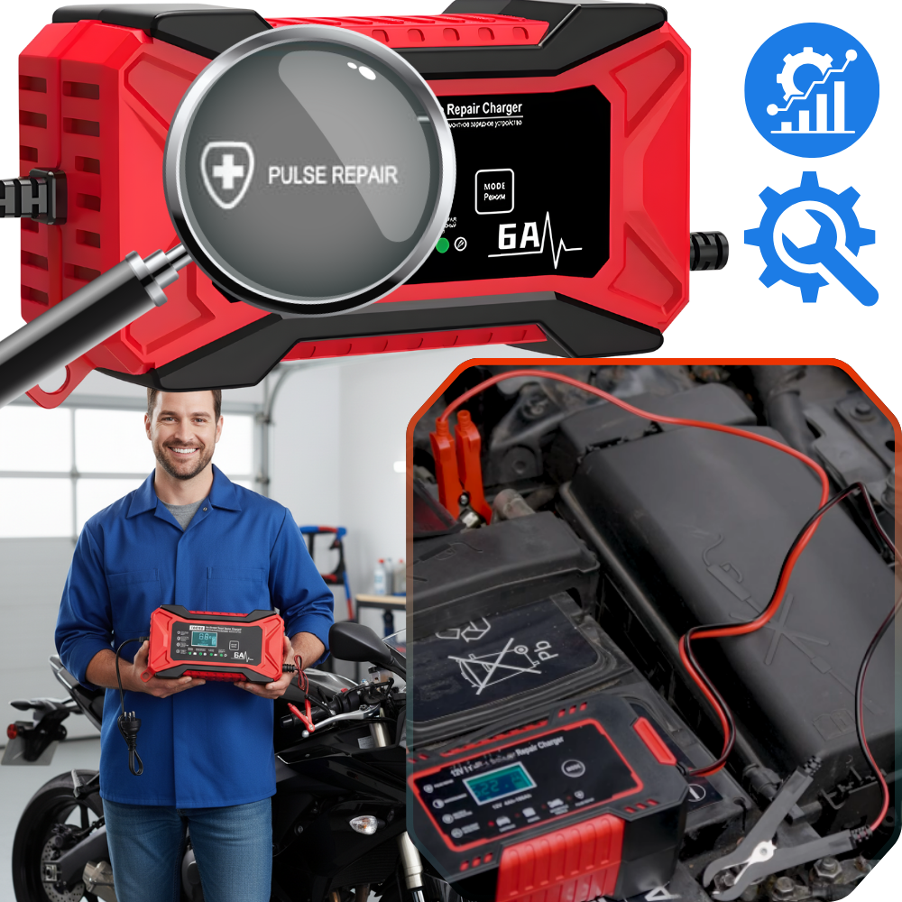 Smart 12V batterioplader