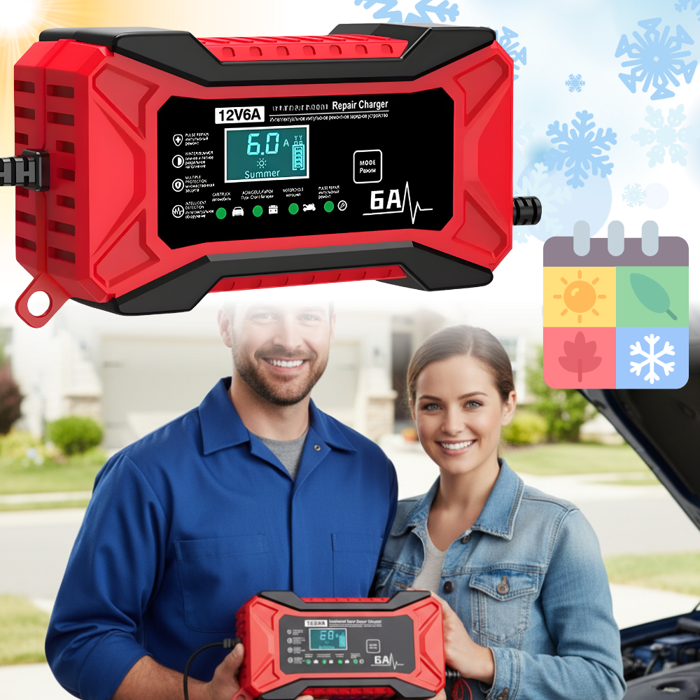 Smart 12V batterioplader