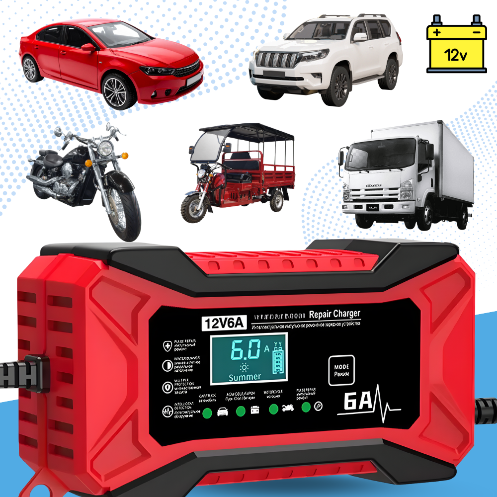 Smart 12V batterioplader