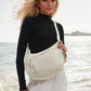Kvindernes Fashion Plain Colour Crossbody Hobo Bag