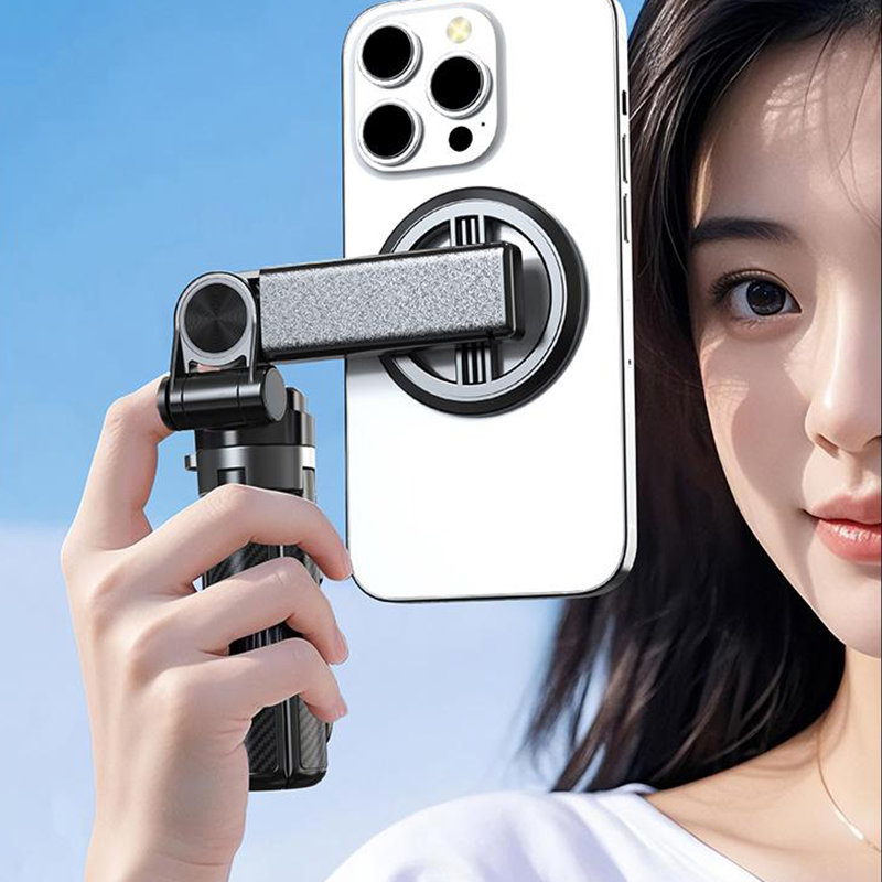 4-i-1 multifunktionel magnetisk selfiestang med 360° drejning