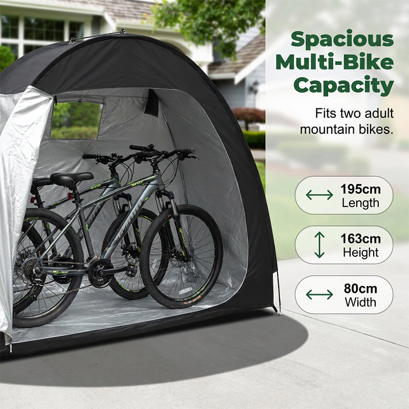 Tente de rangement extérieure portable pour vélos