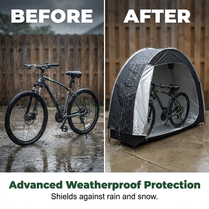 Tente de rangement extérieure portable pour vélos