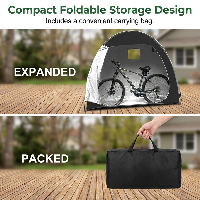 Tente de rangement extérieure portable pour vélos