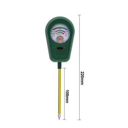 3-i-1-jordanalysator med viserdisplay