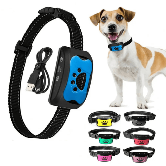 Hundehalsbånd mod gøen med vibrationsfunktion
