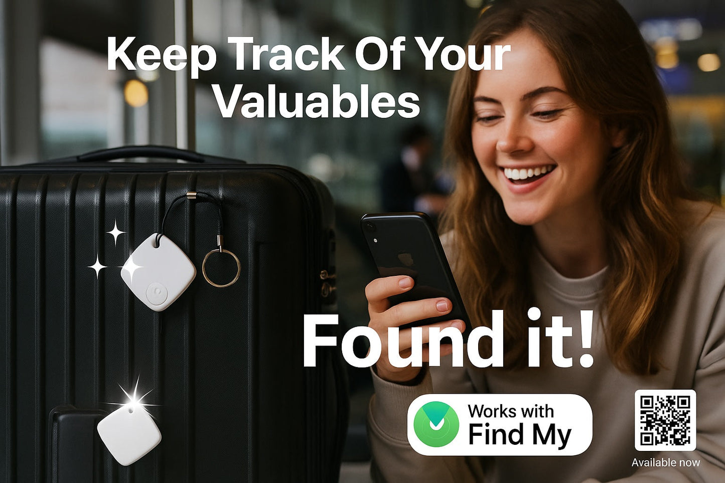 4-pak Oscanna Bluetooth-tracker