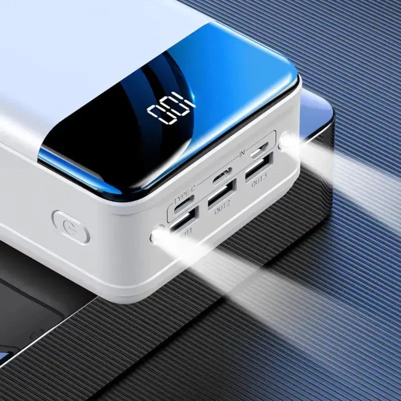 Powerbank med en kapacitet på 50.000 mAh