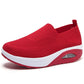 Skridsikre sneakers med høj hæl til kvinder