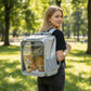 Transportrygsæk til katte og små hunde op til 6,5 kg