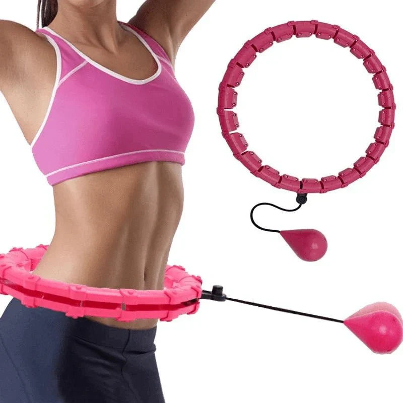 Justerbare vægtede hula-hoop-ringe til mavetræning