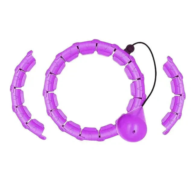 Justerbare vægtede hula-hoop-ringe til mavetræning