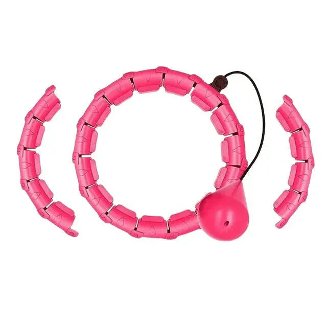 Justerbare vægtede hula-hoop-ringe til mavetræning