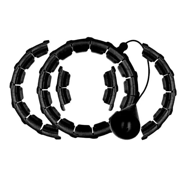 Justerbare vægtede hula-hoop-ringe til mavetræning