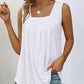 Angela - Fashion Tank Top med firkantet hals
