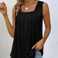 Angela - Fashion Tank Top med firkantet hals