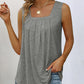 Angela - Fashion Tank Top med firkantet hals