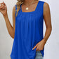 Angela - Fashion Tank Top med firkantet hals
