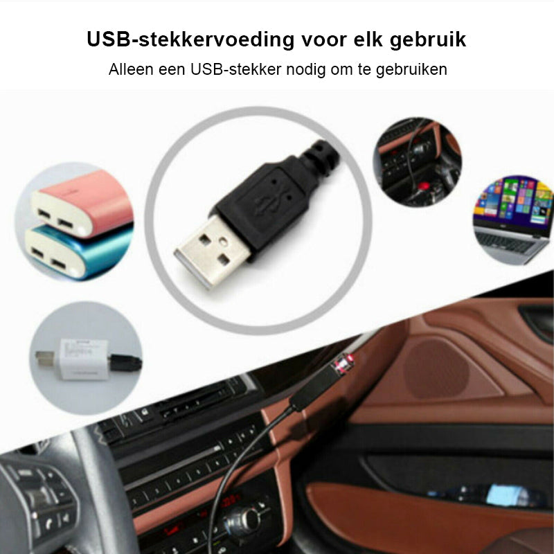 Bil og hjem loft Romantisk USB-nattelys