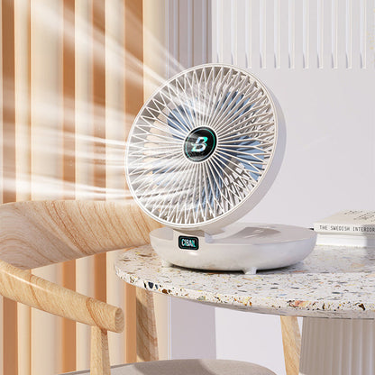 Kompakt og justerbar ventilator til luftcirkulation