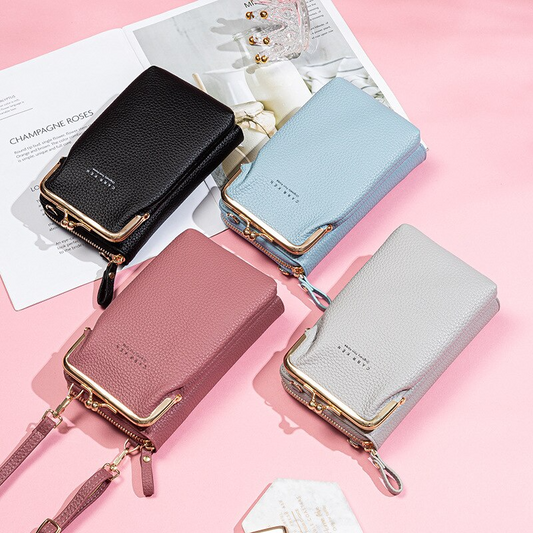 Fashion Bag PU læder Crossbody Mobil Cover Og Taske