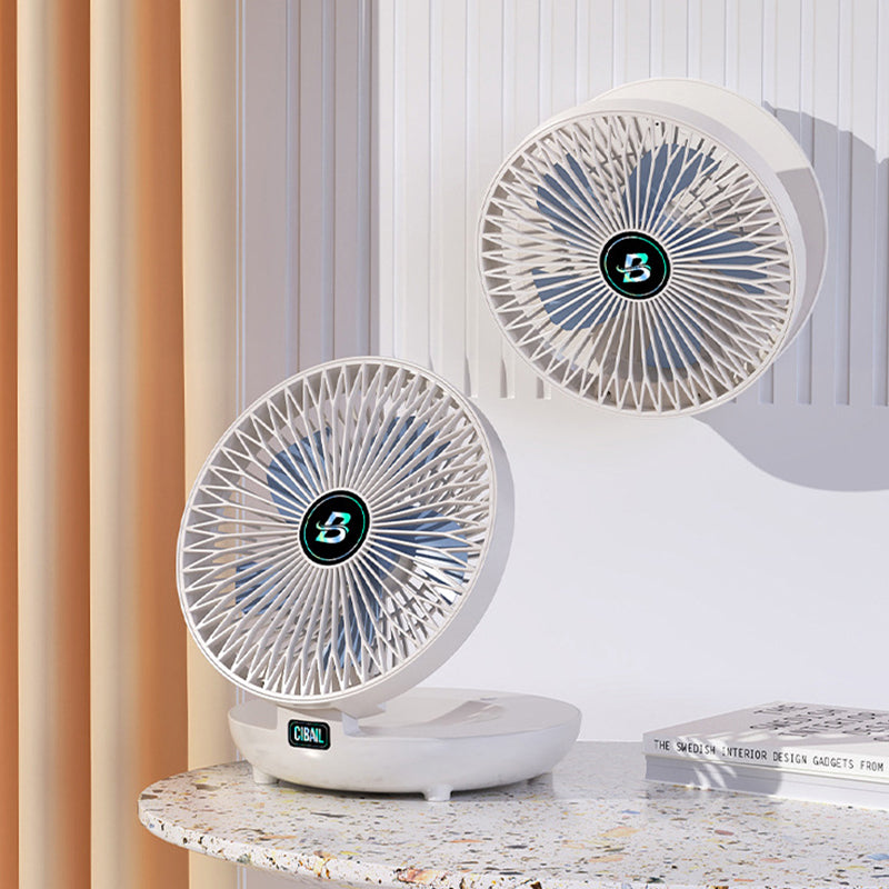 Kompakt og justerbar ventilator til luftcirkulation