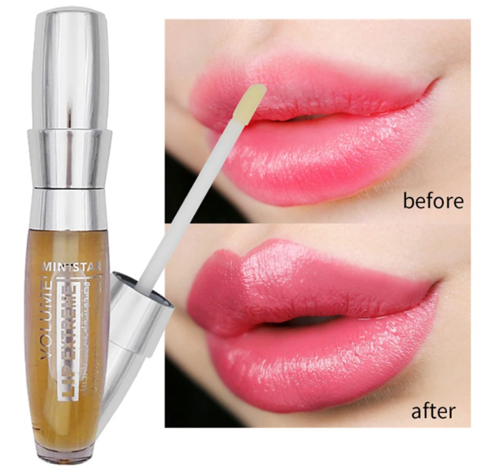 Plumpende lipgloss behandling