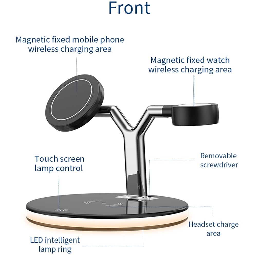 Magnetisk trådløs oplader