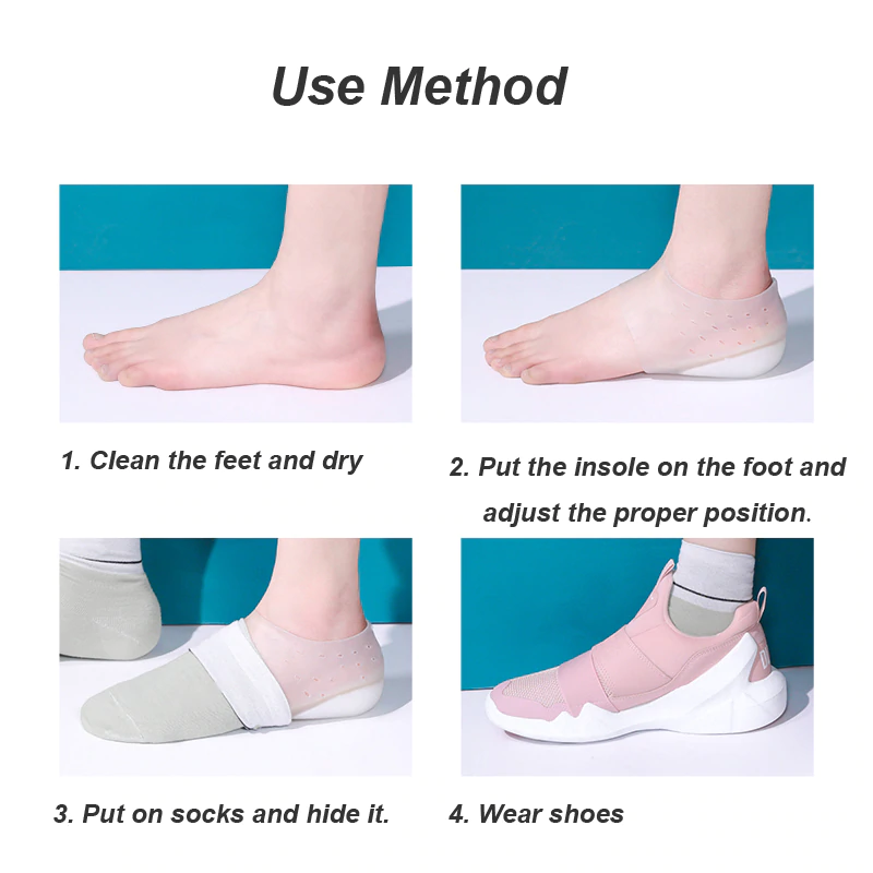 Highsole Invisible Silicone Footbed Enhancers