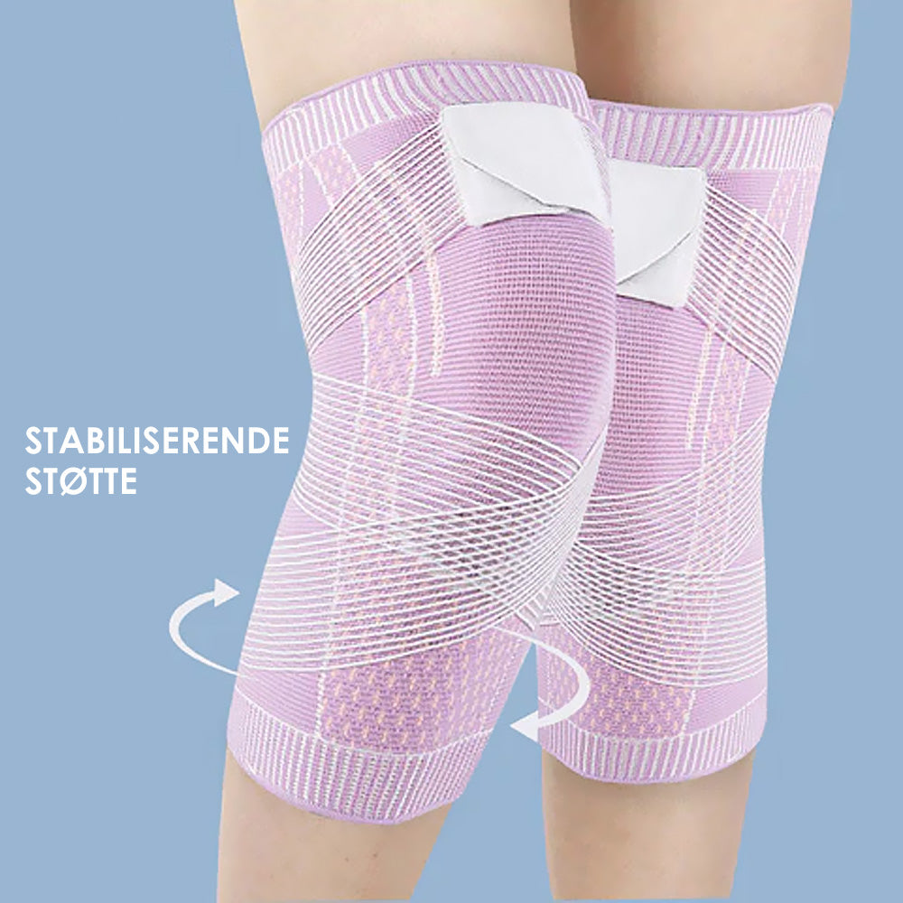 Behagelig Knæ Flexwrap (1 par) | Knæbandage med sidestabilisatorer