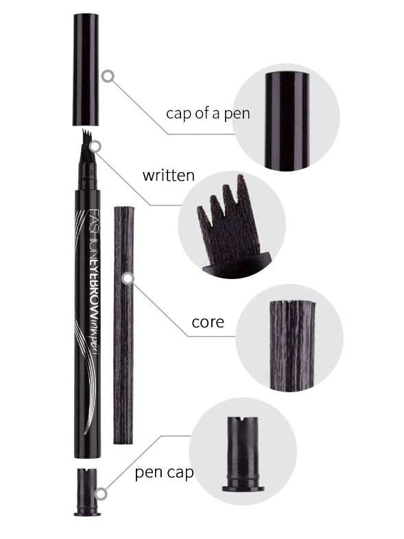 Microblading pen til øjenbryn (1 + 1 GRATIS) | Mere naturlige og fejlfri øjenbryn