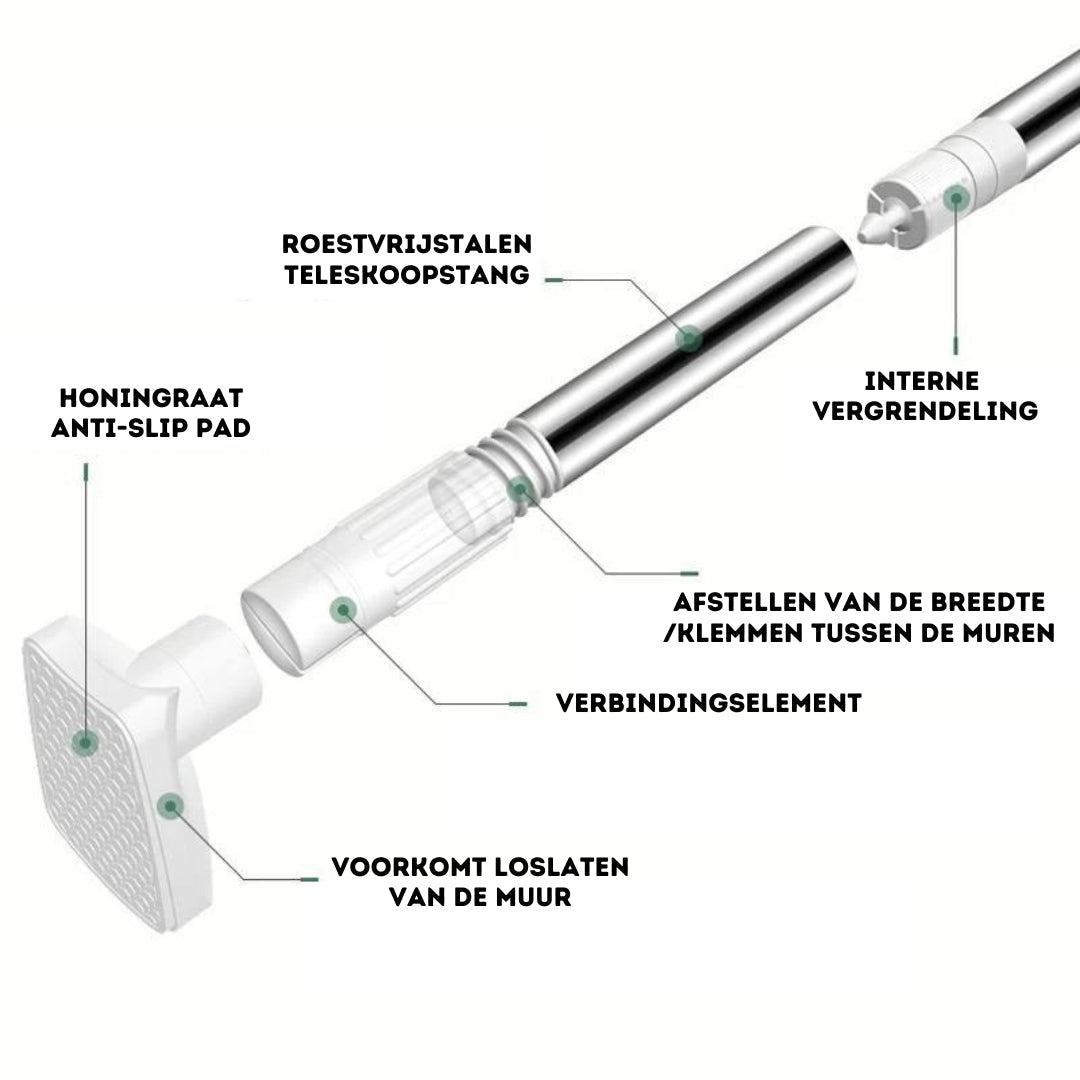 Hæng tøj og gardiner op overalt i hjemmet