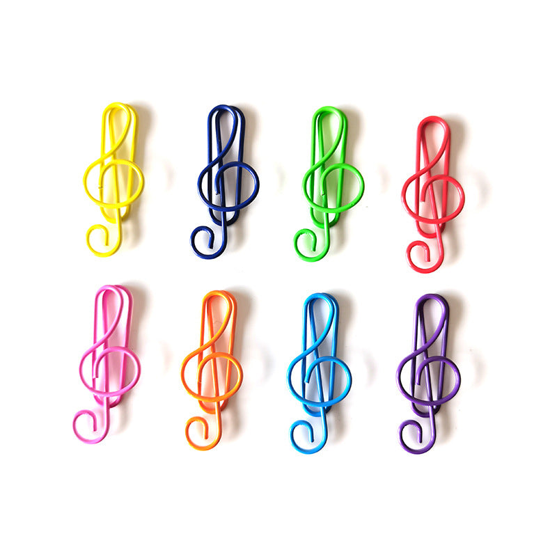 Treble marker meerkleurige metalen paperclips