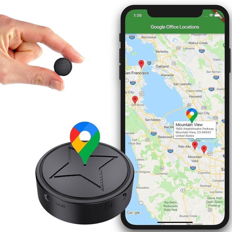 Stærk magnetisk GPS-tracker