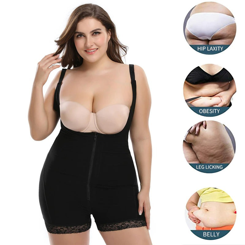 Kvinder Tummy Control Bodysuit Shapewear Plus Size