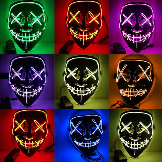 LED Purge Masker - Opgraderet LED Purge Mask (EN STØRRELSE PASSER TIL ALLE)